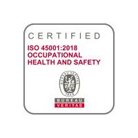 BUREAU VERITAS ISO 45001:2018 Certification Badge